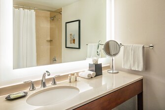 Newly Renovated Guest Bathroom with Tub