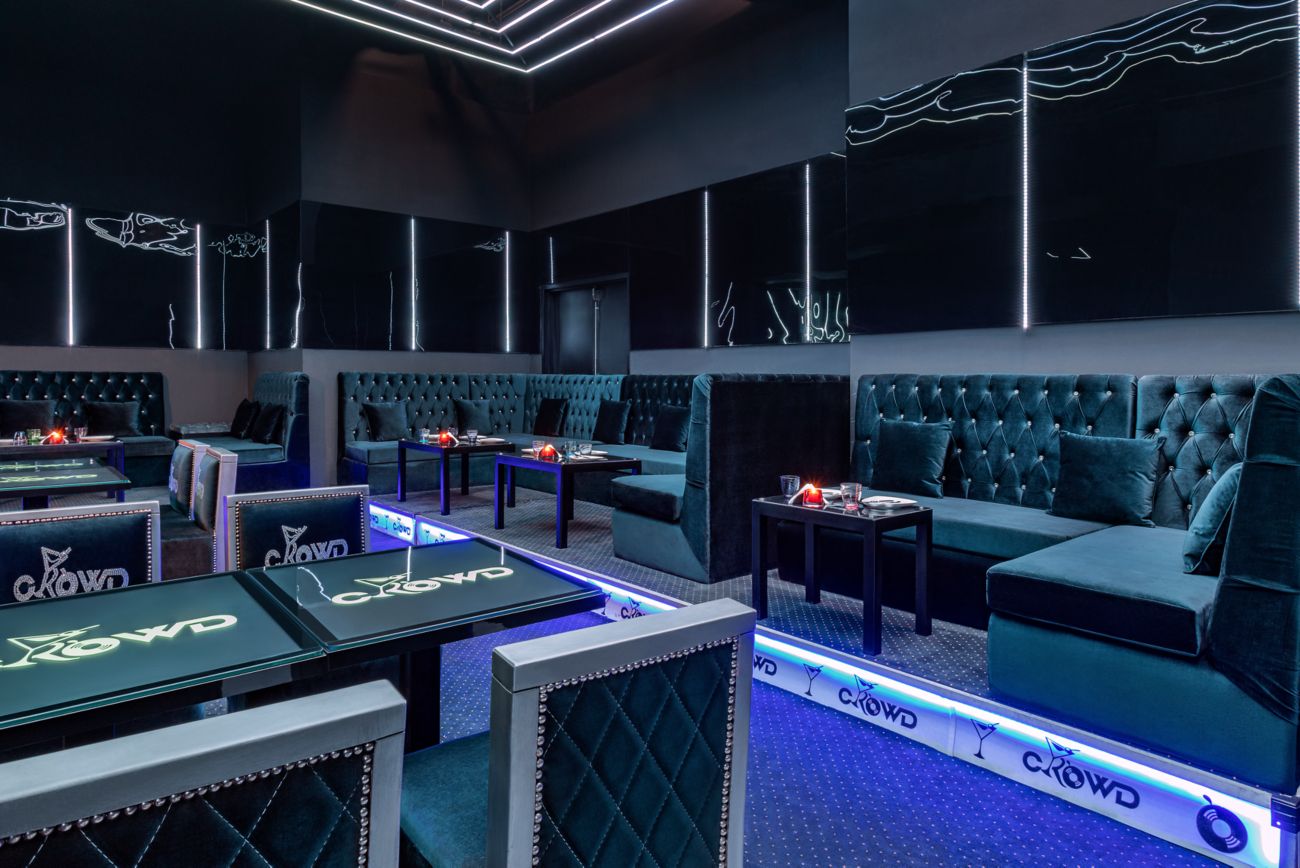 Enjoy an inviting atmosphere at Crowd Club