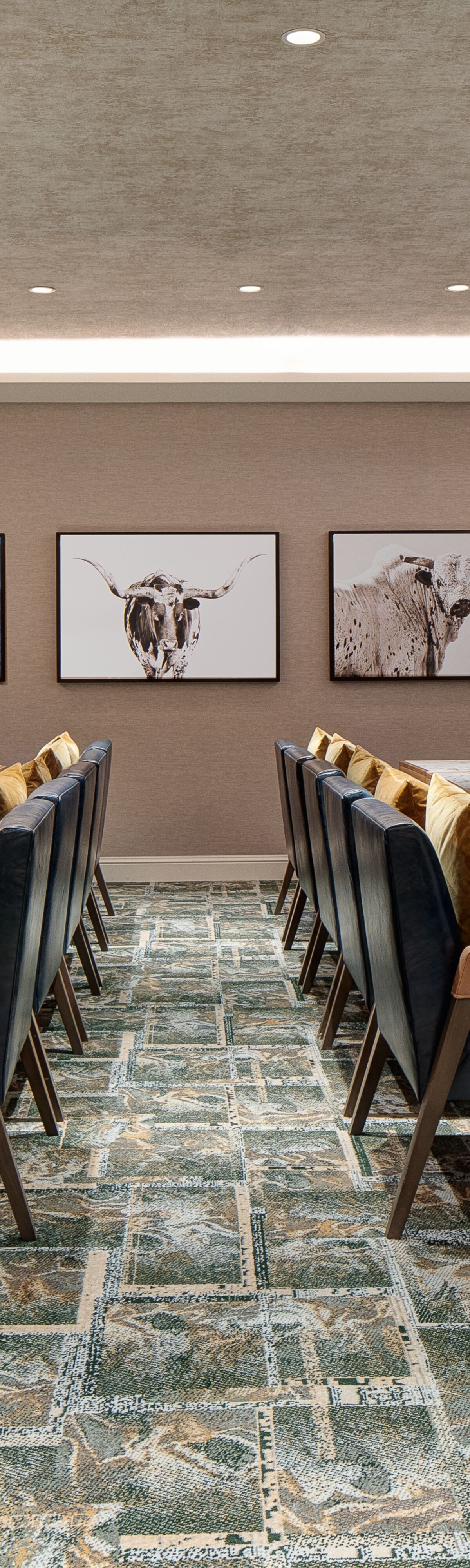Fort Worth restaurant Private Dining Room Set-Up