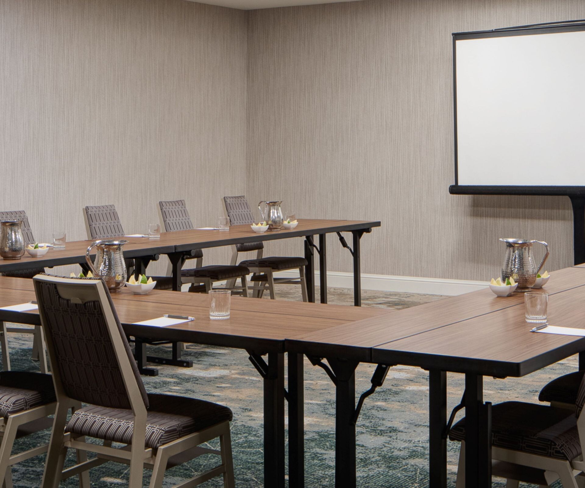 Fort Worth event U shaped meeting set up