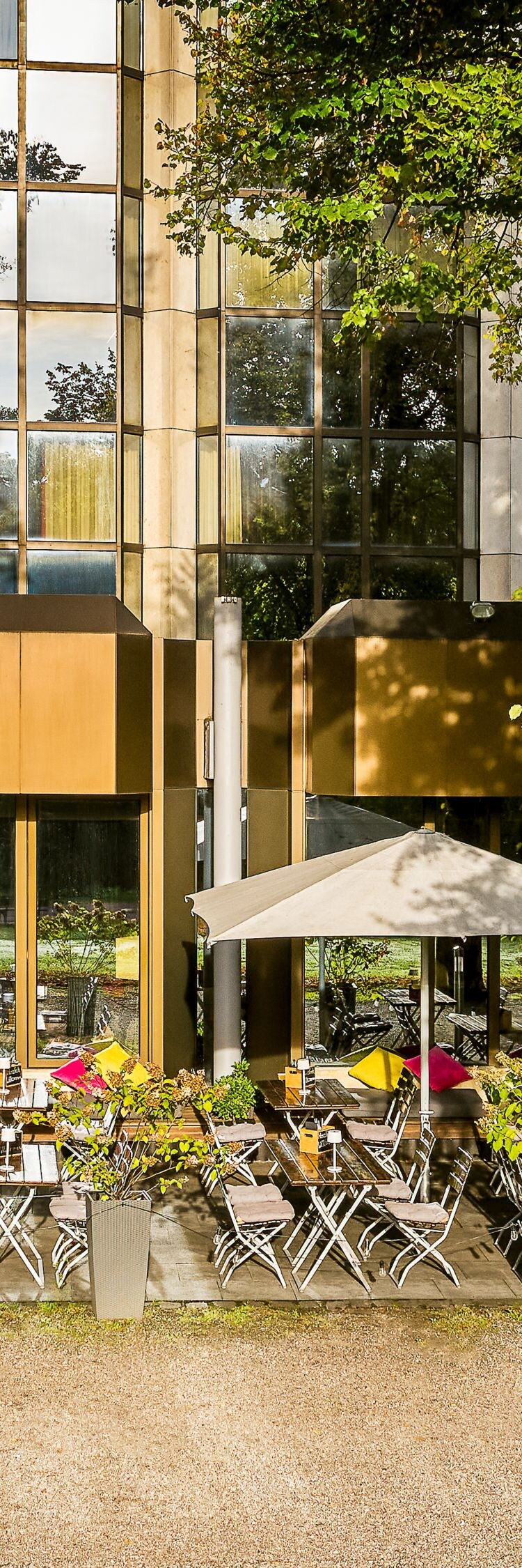Terrasse, Treffpunkt im Freien, Speisen und Getränke