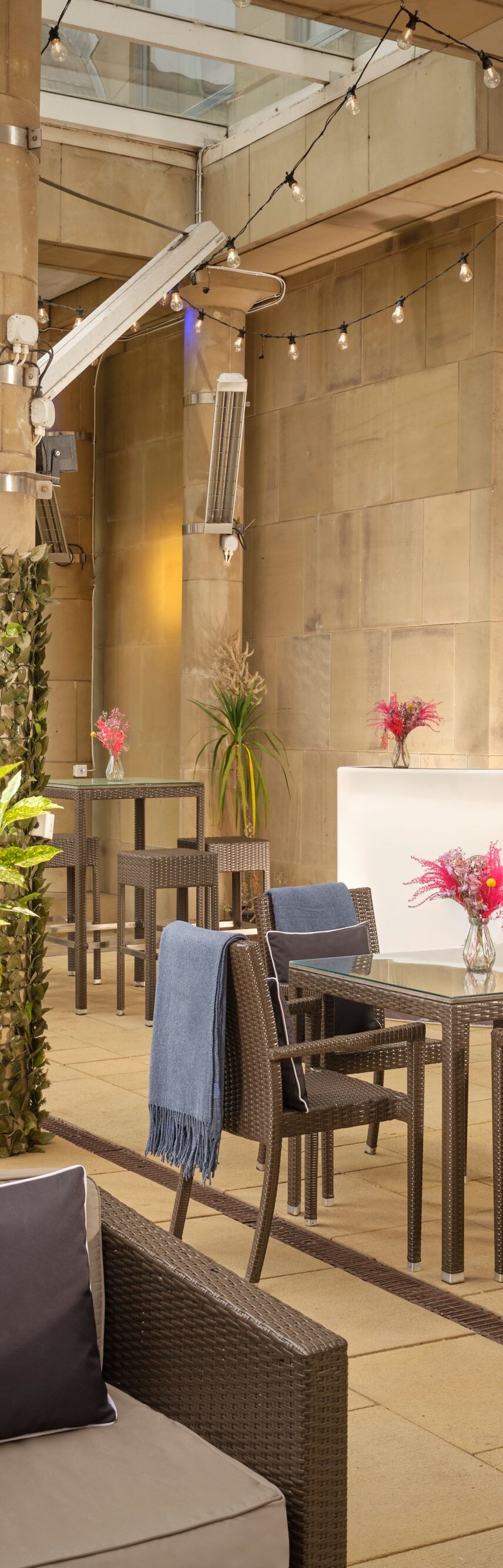 Outside Dining at Sheraton