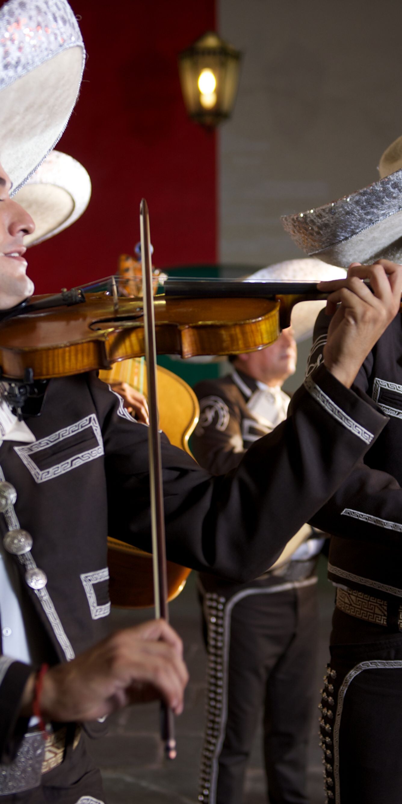 Meixcan Mariachi band playing