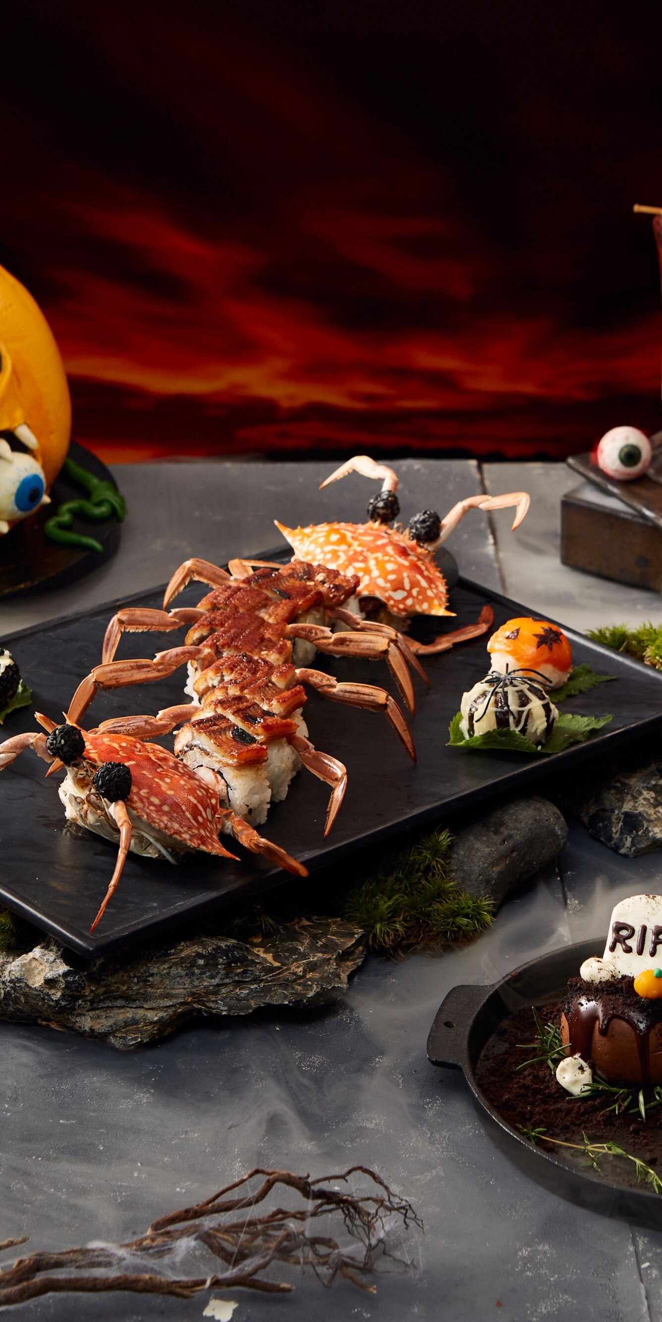 Halloween-theme dishes