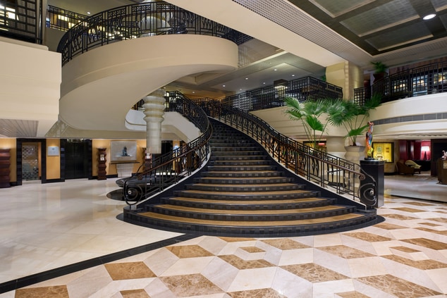 Lobby staircase