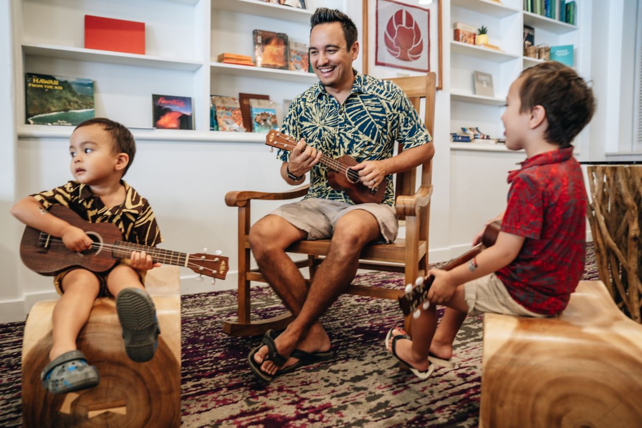 Learn to play ukulele in the Library