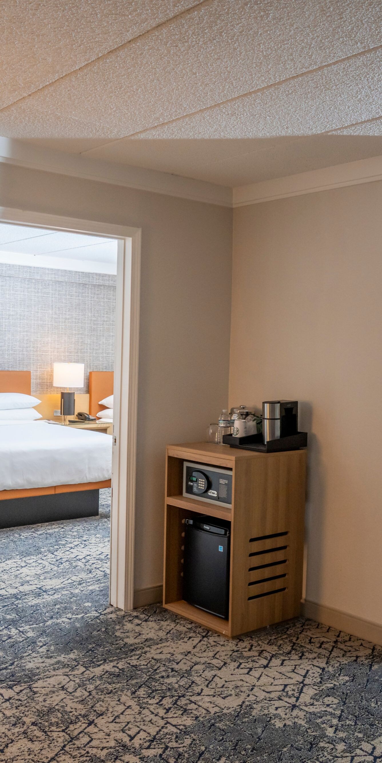 bunk beds, sitting area, and separate bedroom
