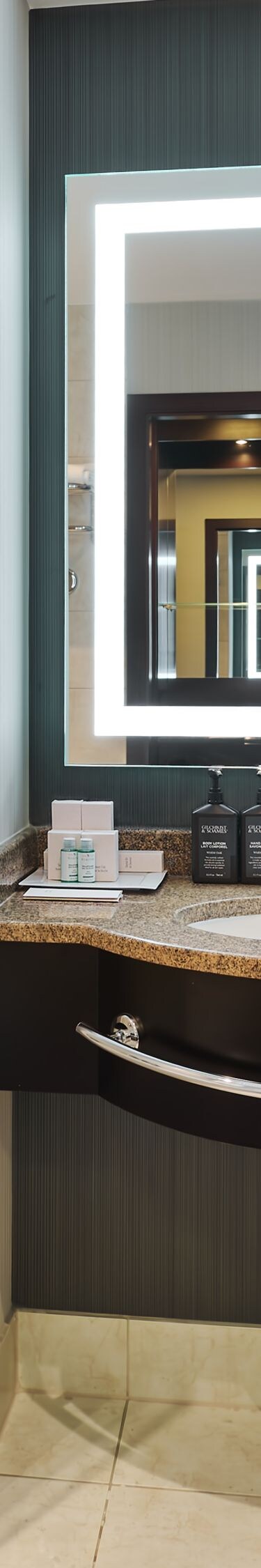 Guest bathroom with bathtub