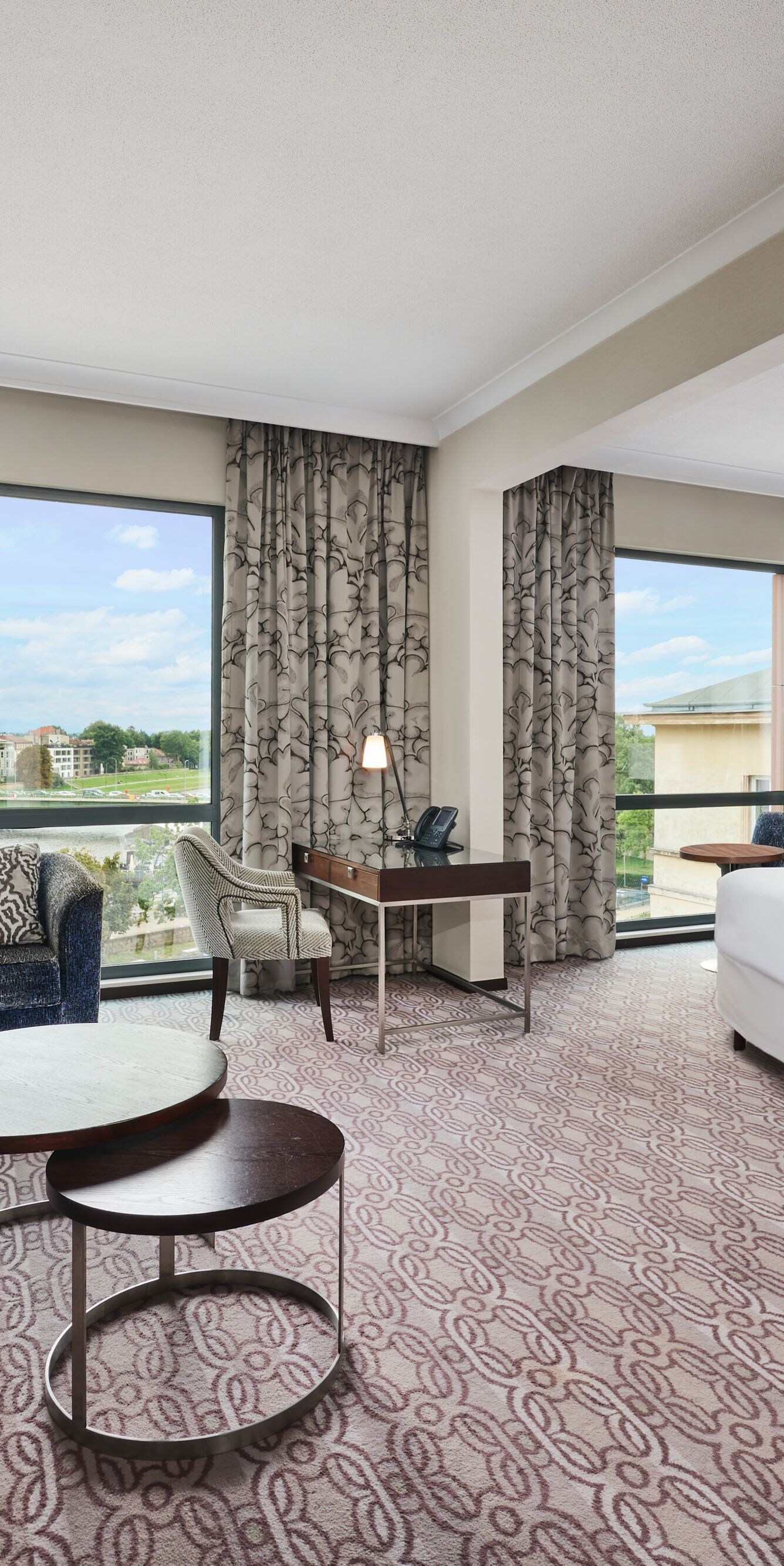 Deluxe Suite with king bed and river view