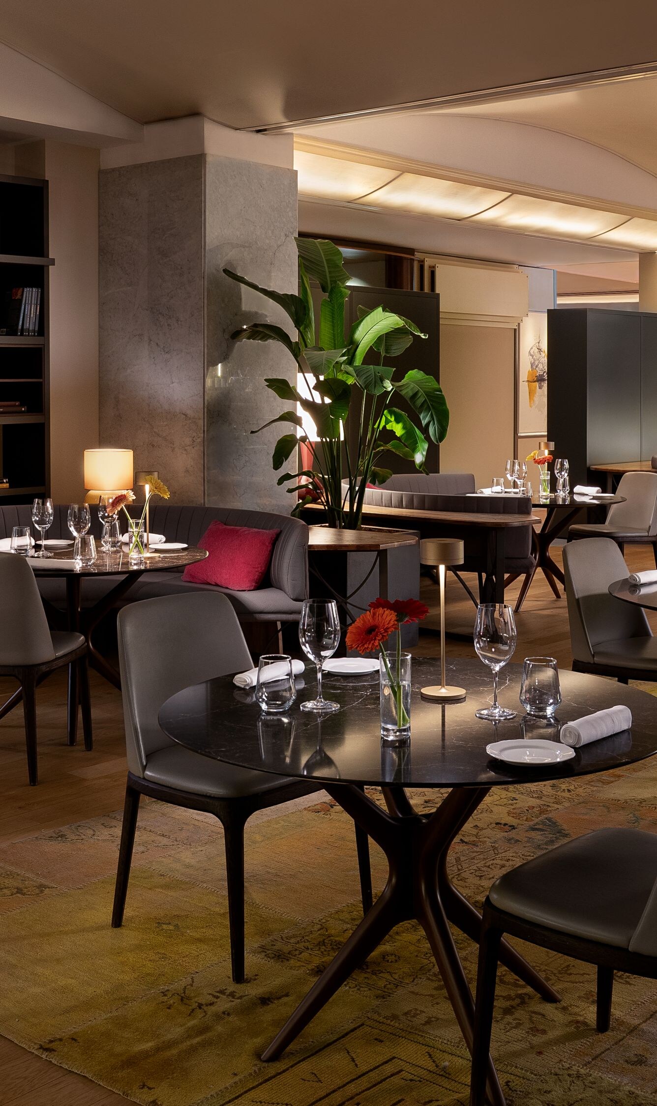 Innenräume des Restaurants Gusto