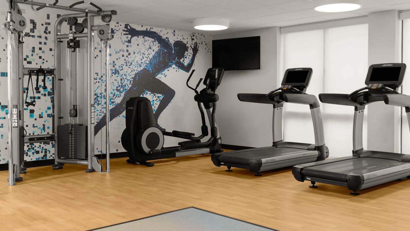 Fitness Room with Cardio Equipment