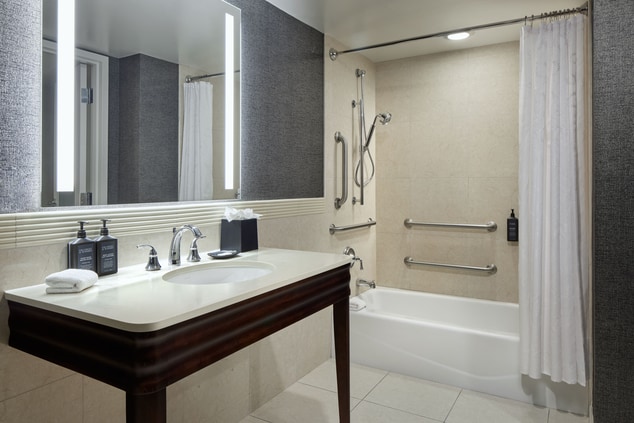 Mobility Accessible Bathroom with Tub