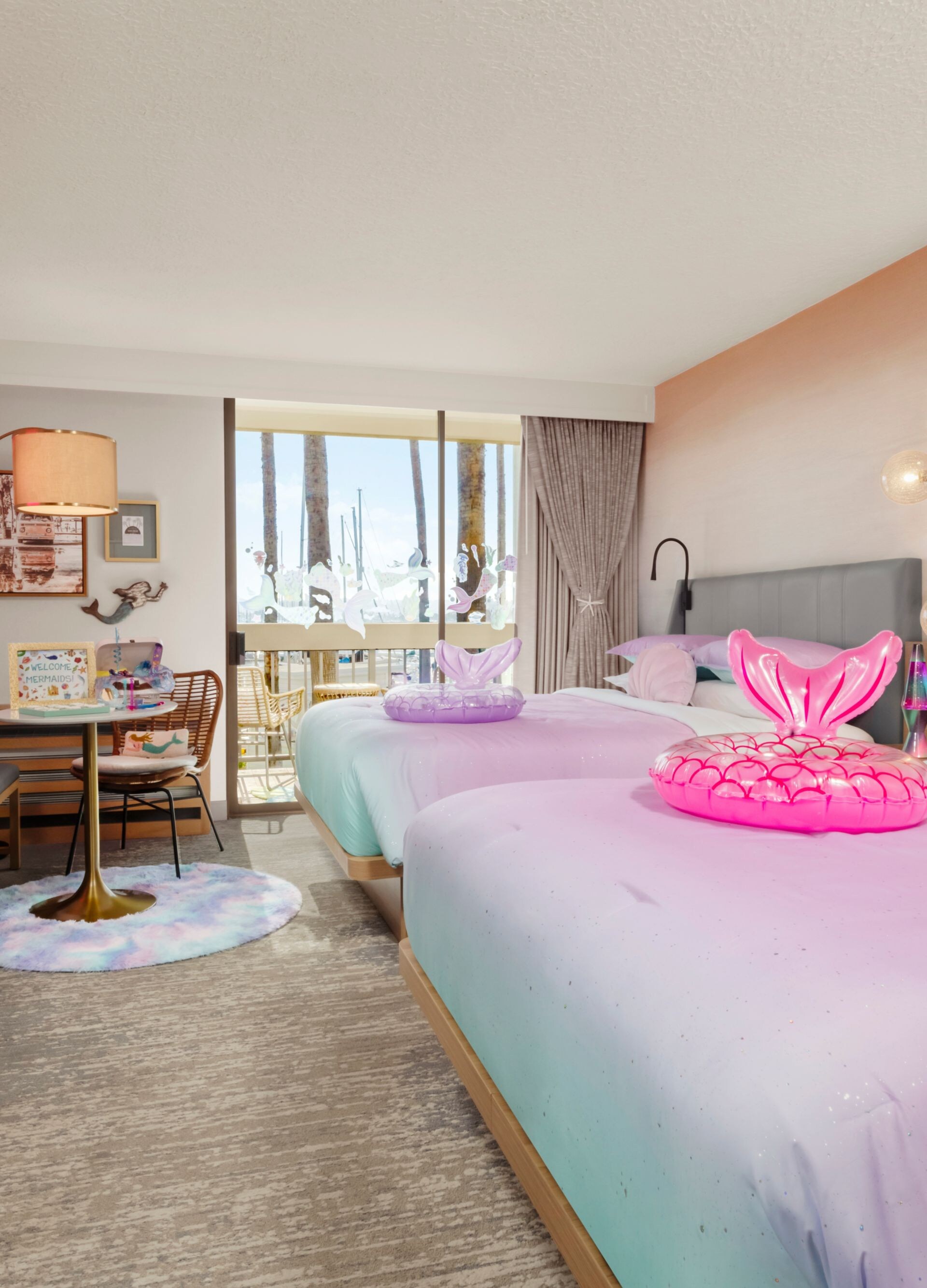 Mermaid Themed 2 Queen Guest Room