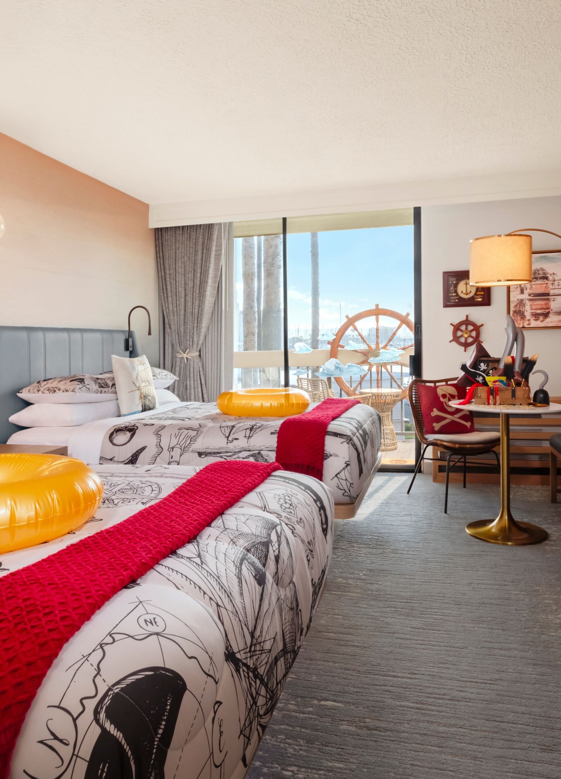 Pirate Themed 2 Queen guest room