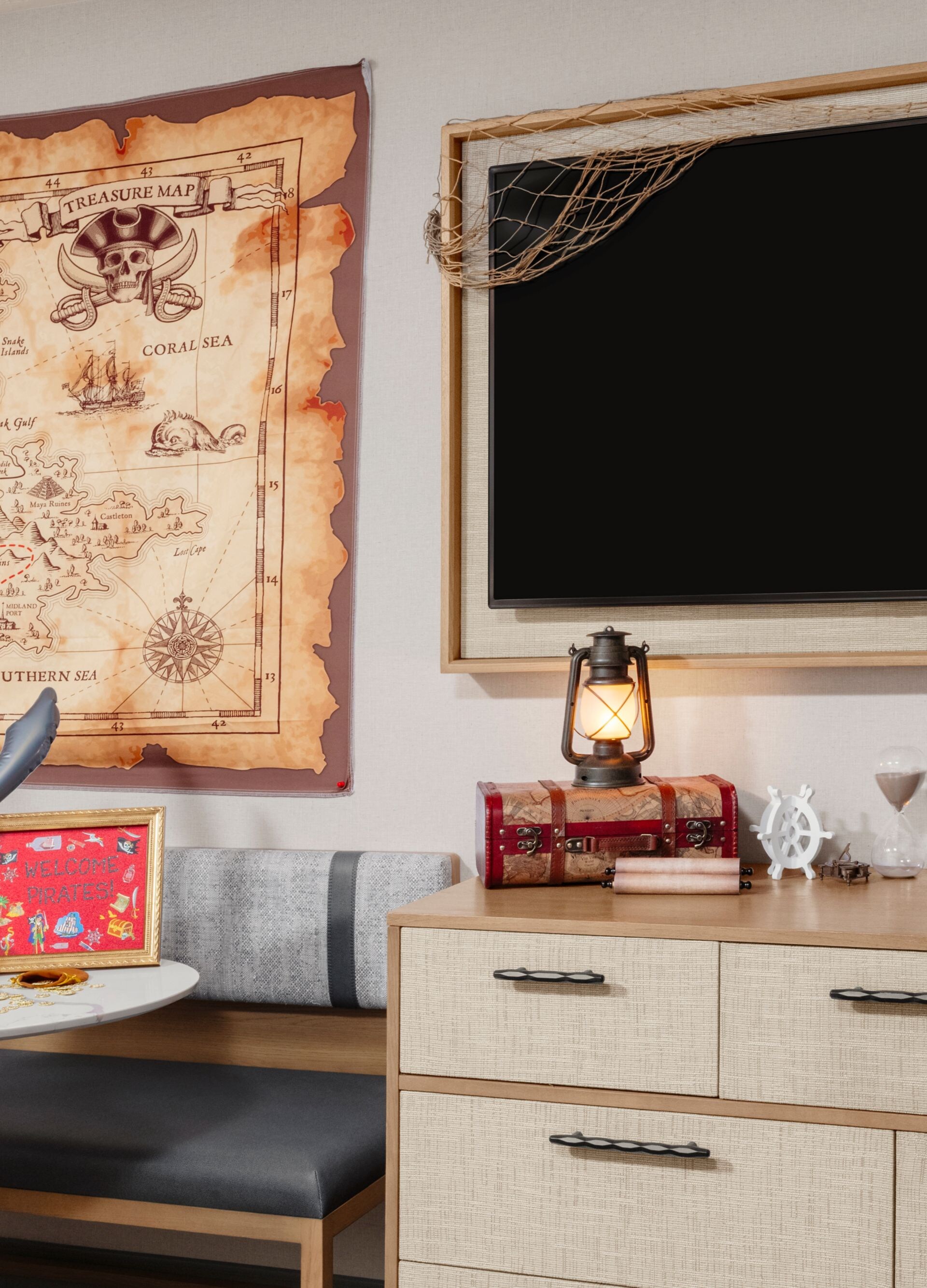 Pirate Themed Guest Room