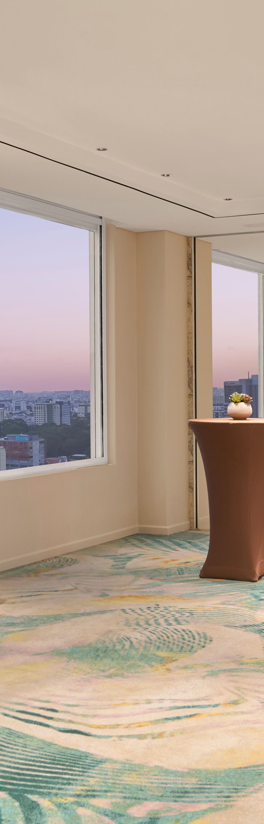 Không gian tổ chức tiệc cocktail nhìn ra chân trời