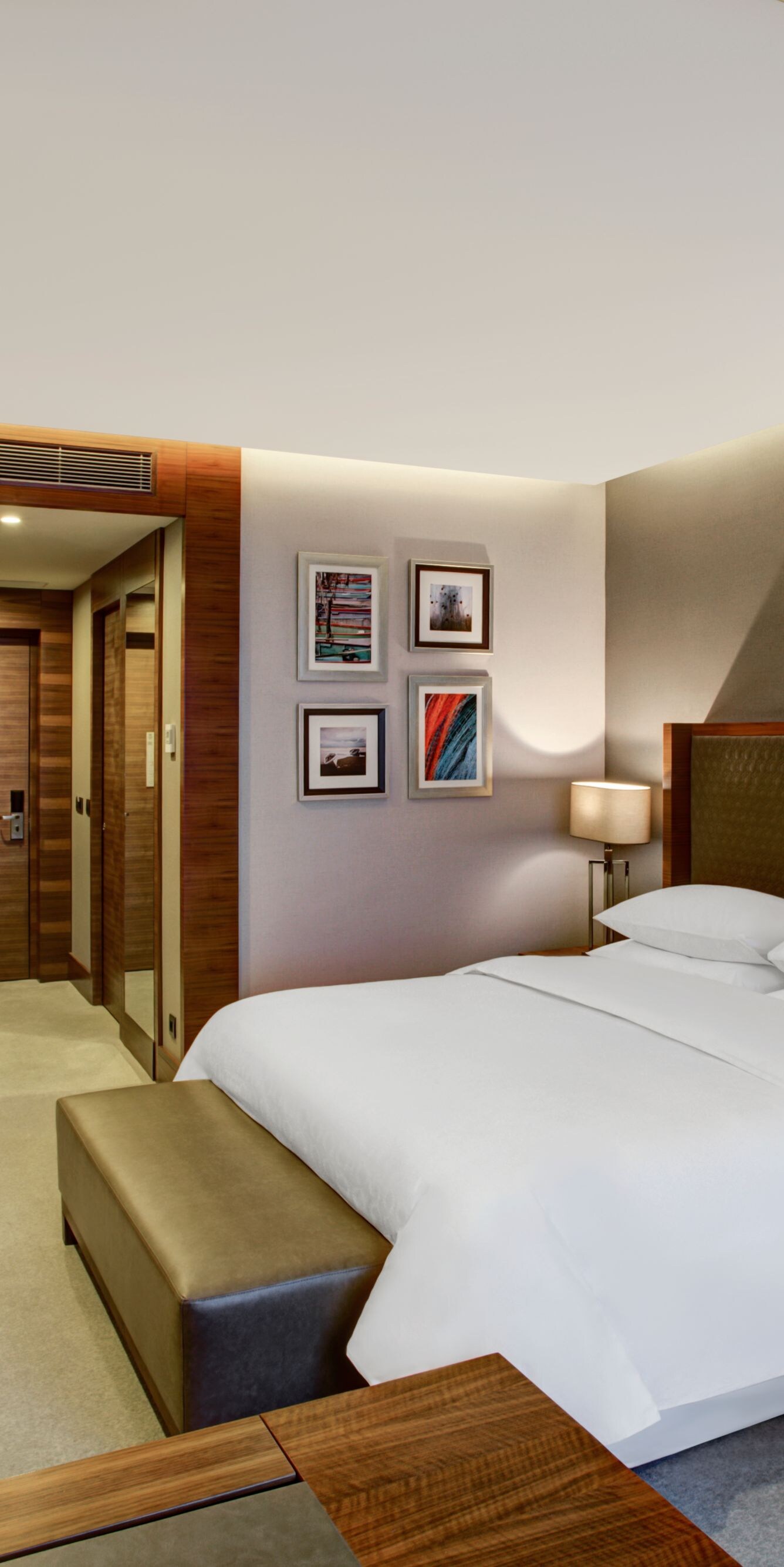 King bed room, desk, panoramic sea view