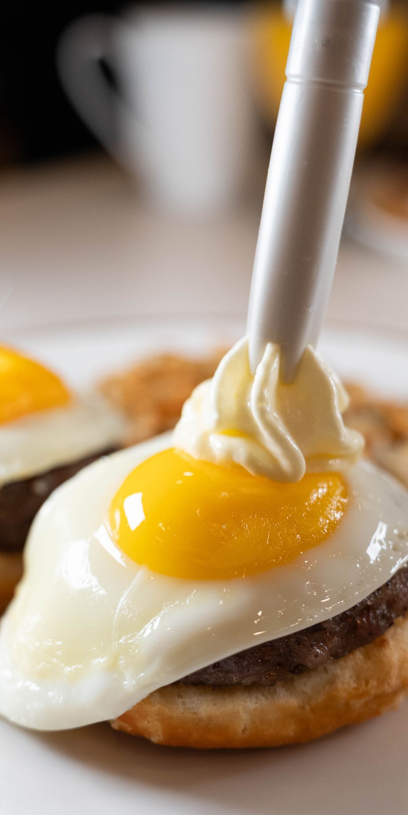 Southern Benedict with eggs and breakfast hash
