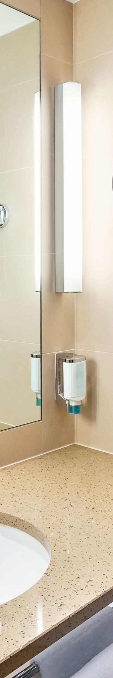 Glass shower enclosure