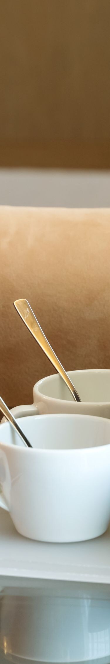 Coffee machine on counter