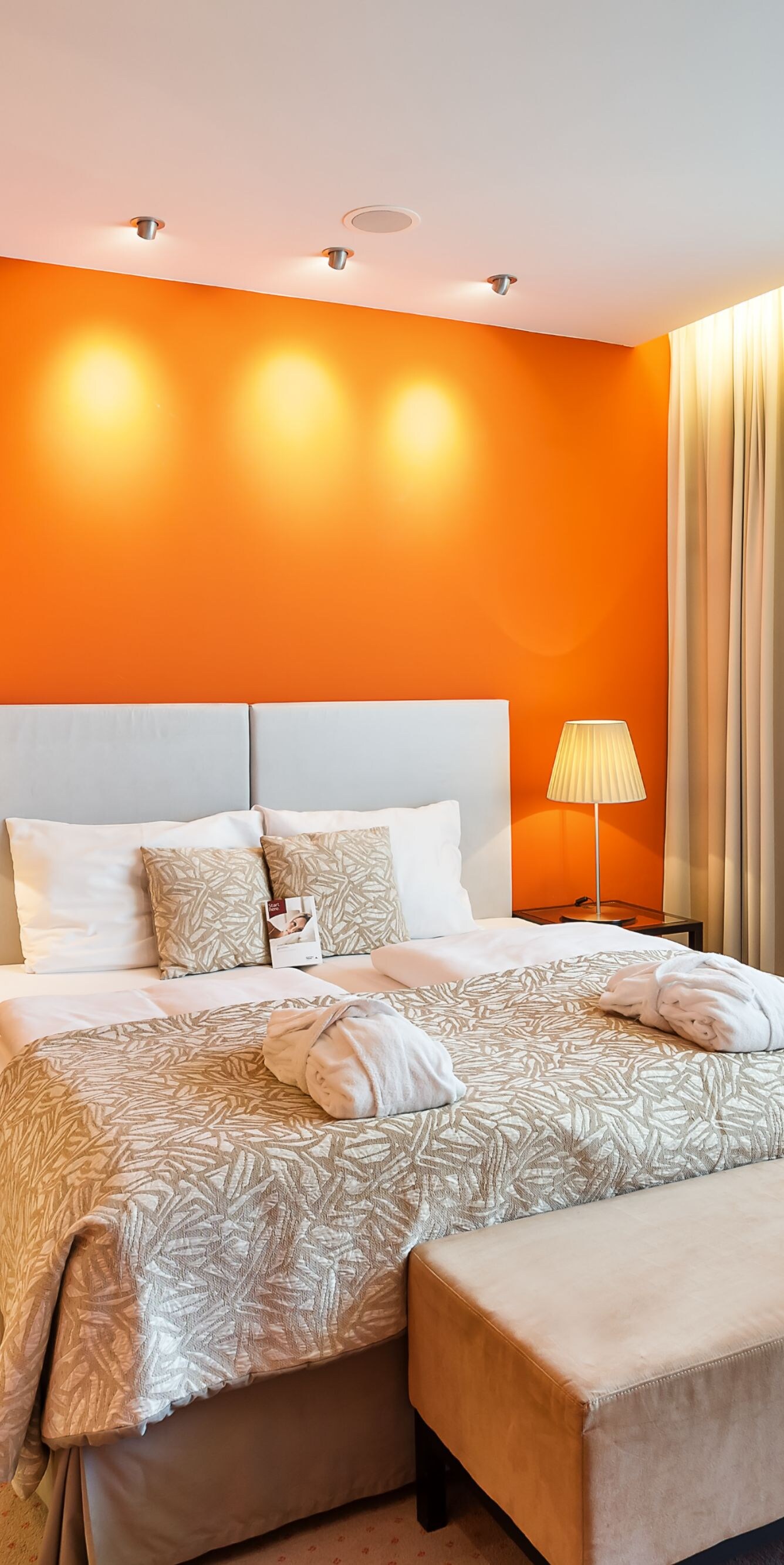 King bed in bedroom