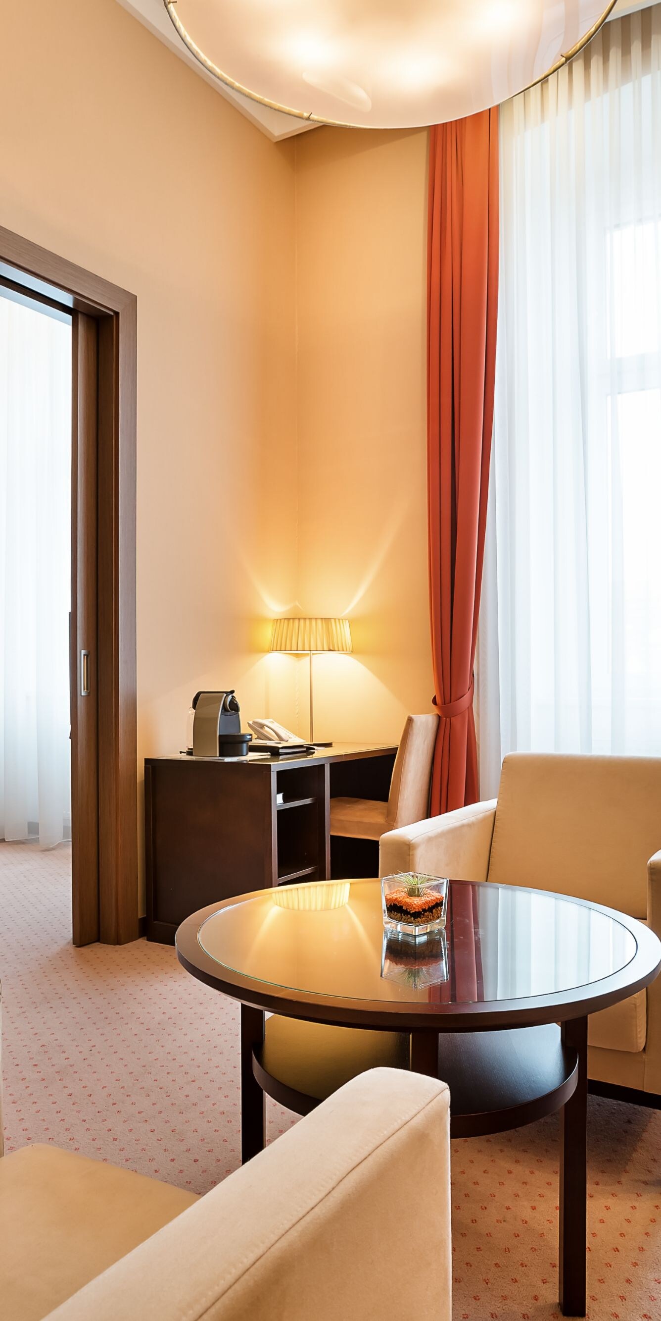 Spacious suite interior