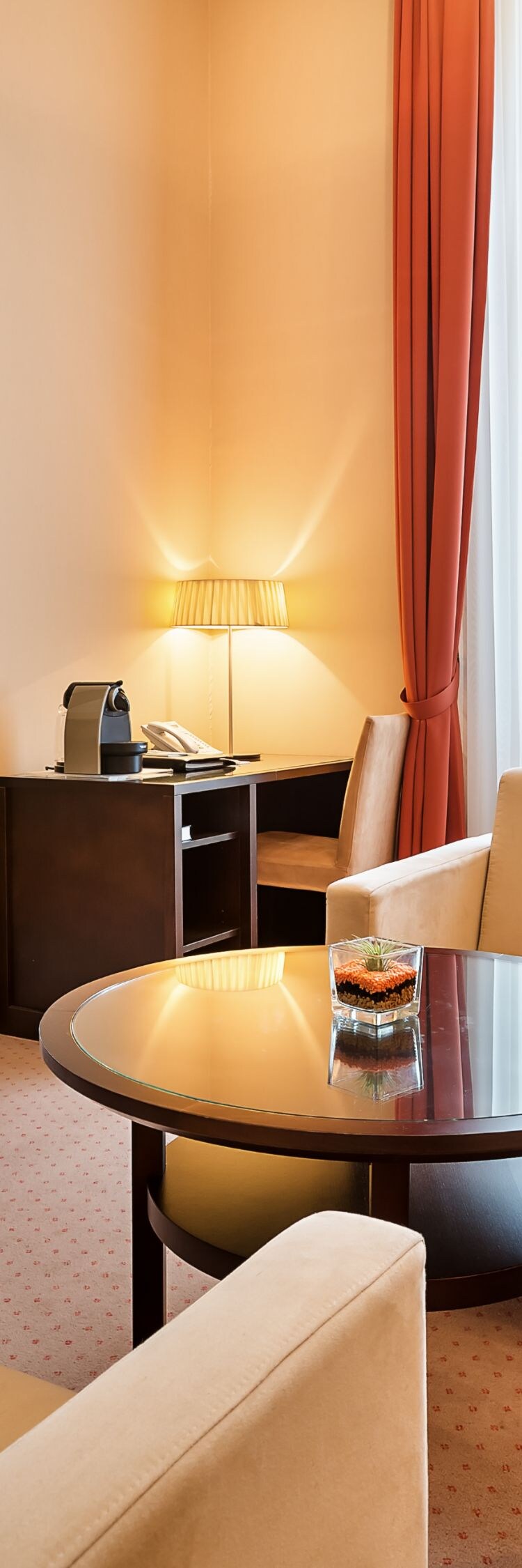 Spacious suite interior