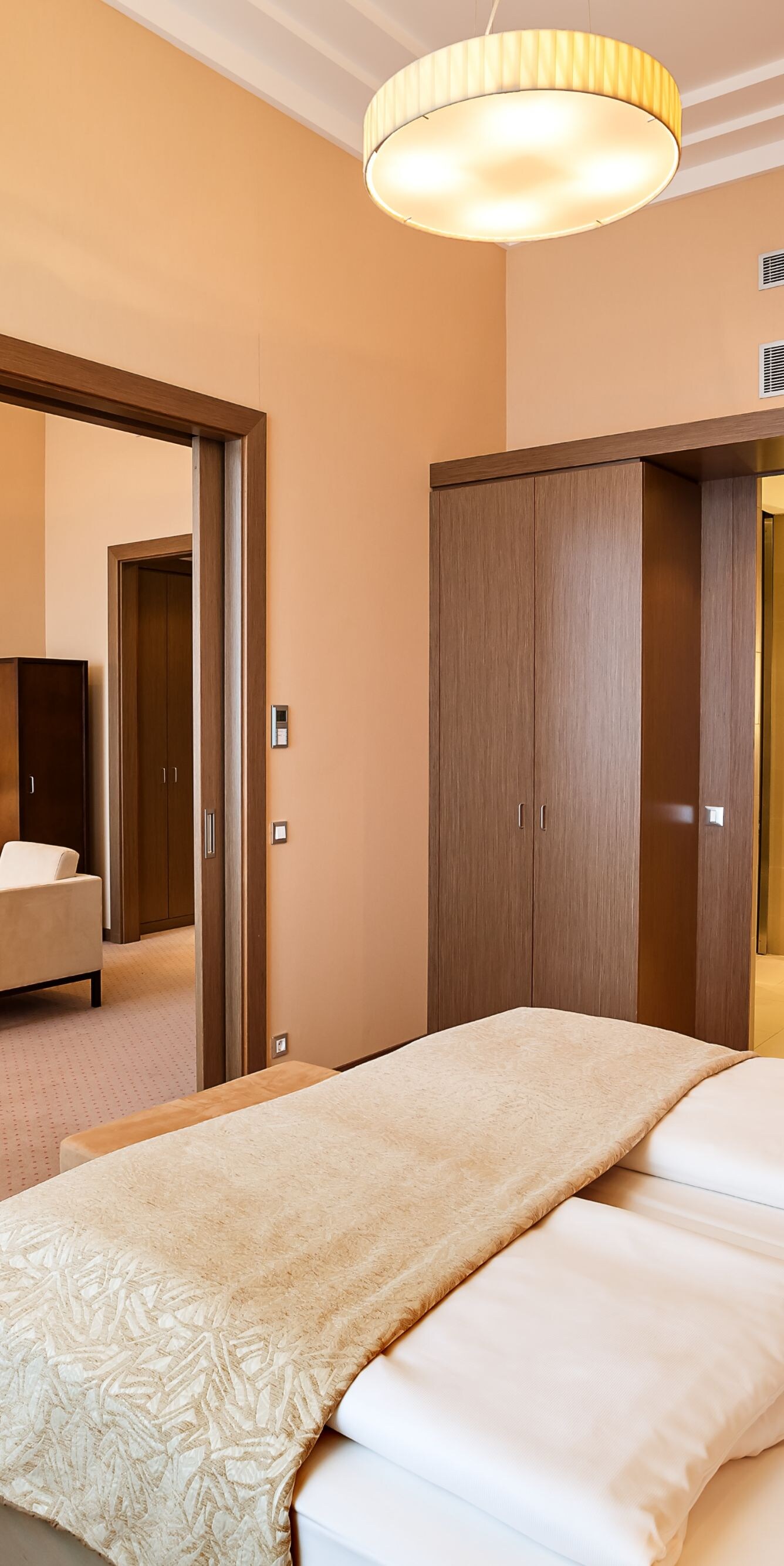 Bedroom and living space