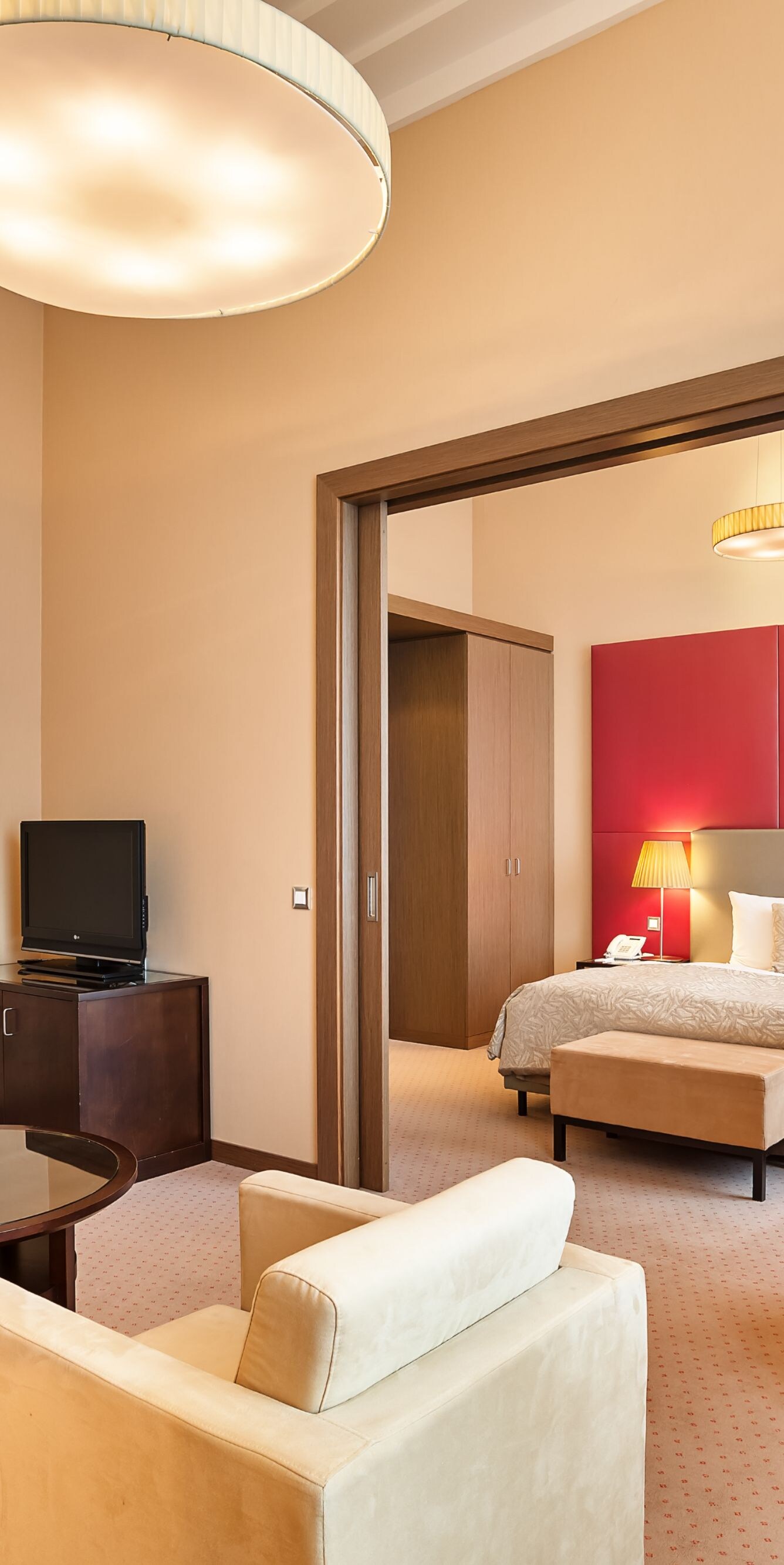 Living and sleeping areas