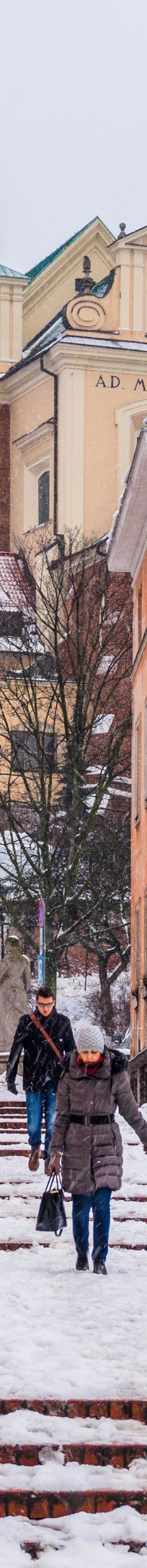 Malerische Straße in der Warschauer Altstadt