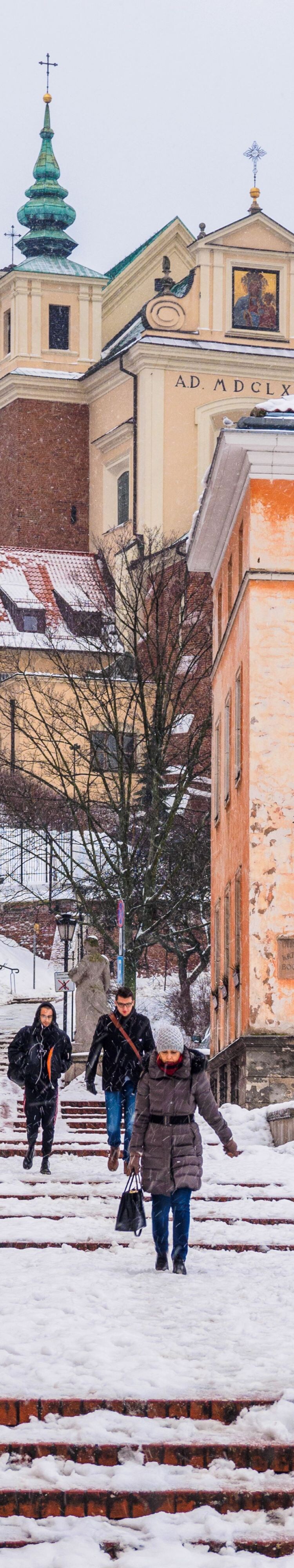 Malerische Straße in der Warschauer Altstadt