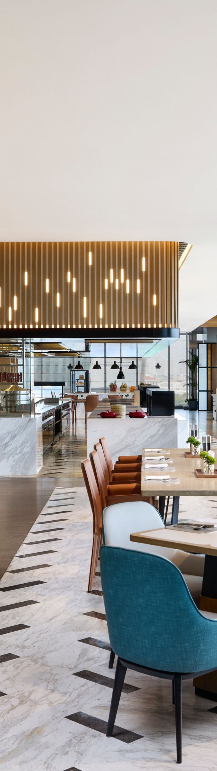  with colorful, modern food market design