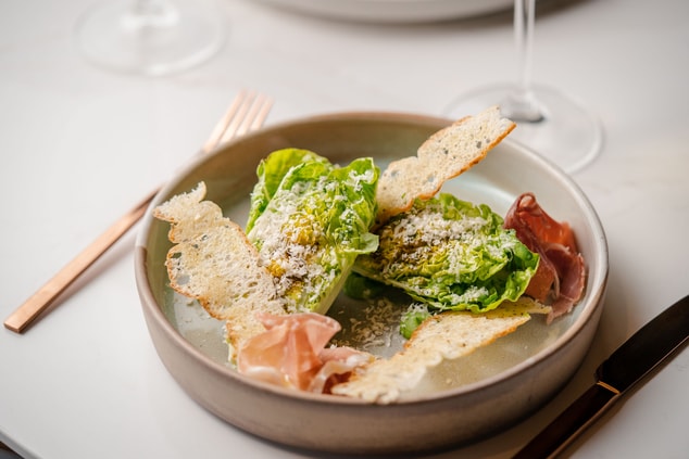 Caesar Salad with Prosciutto at Stanley