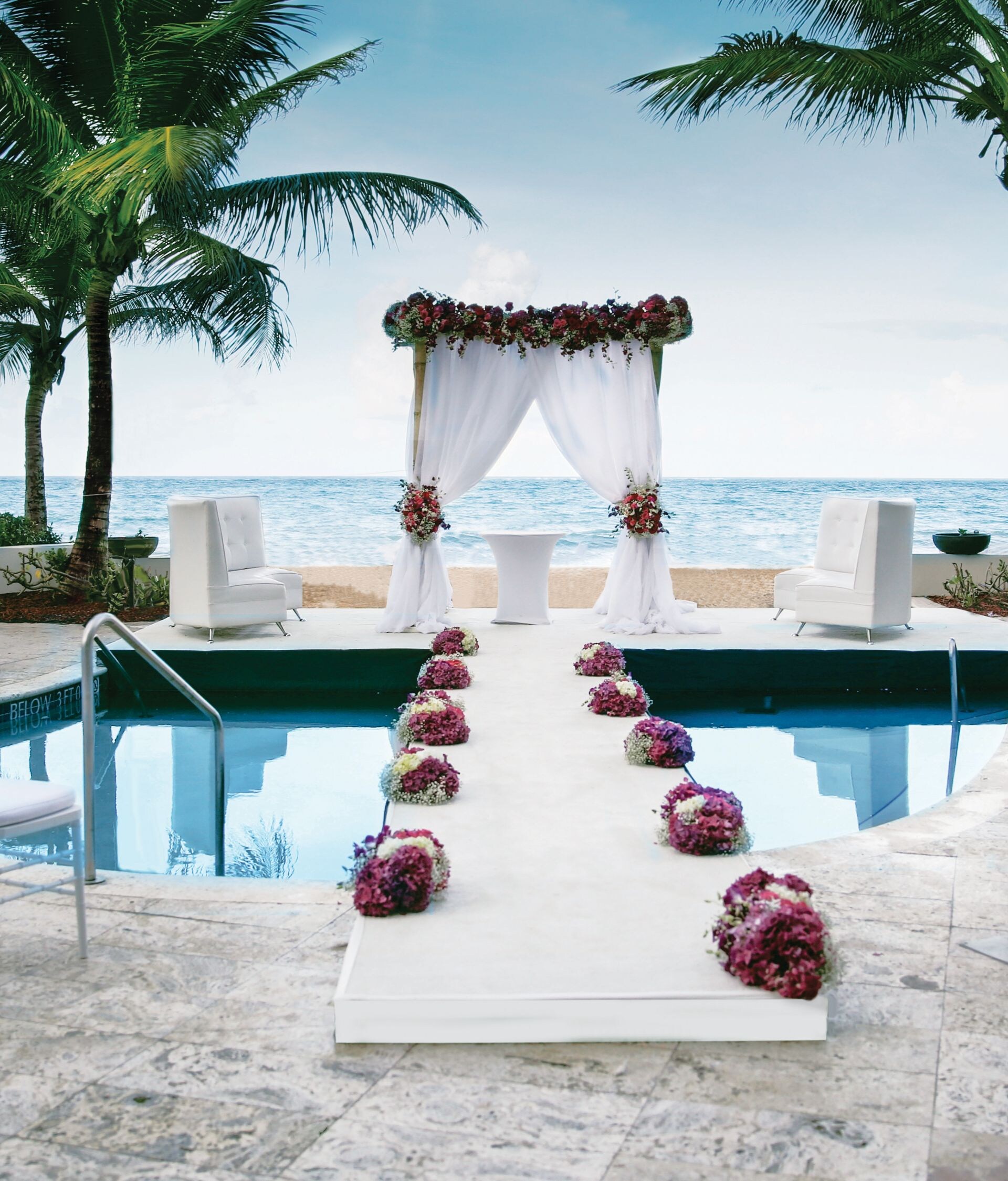 Beach Front Wedding