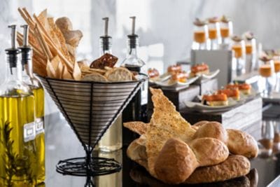 Club Lounge - Bread Table