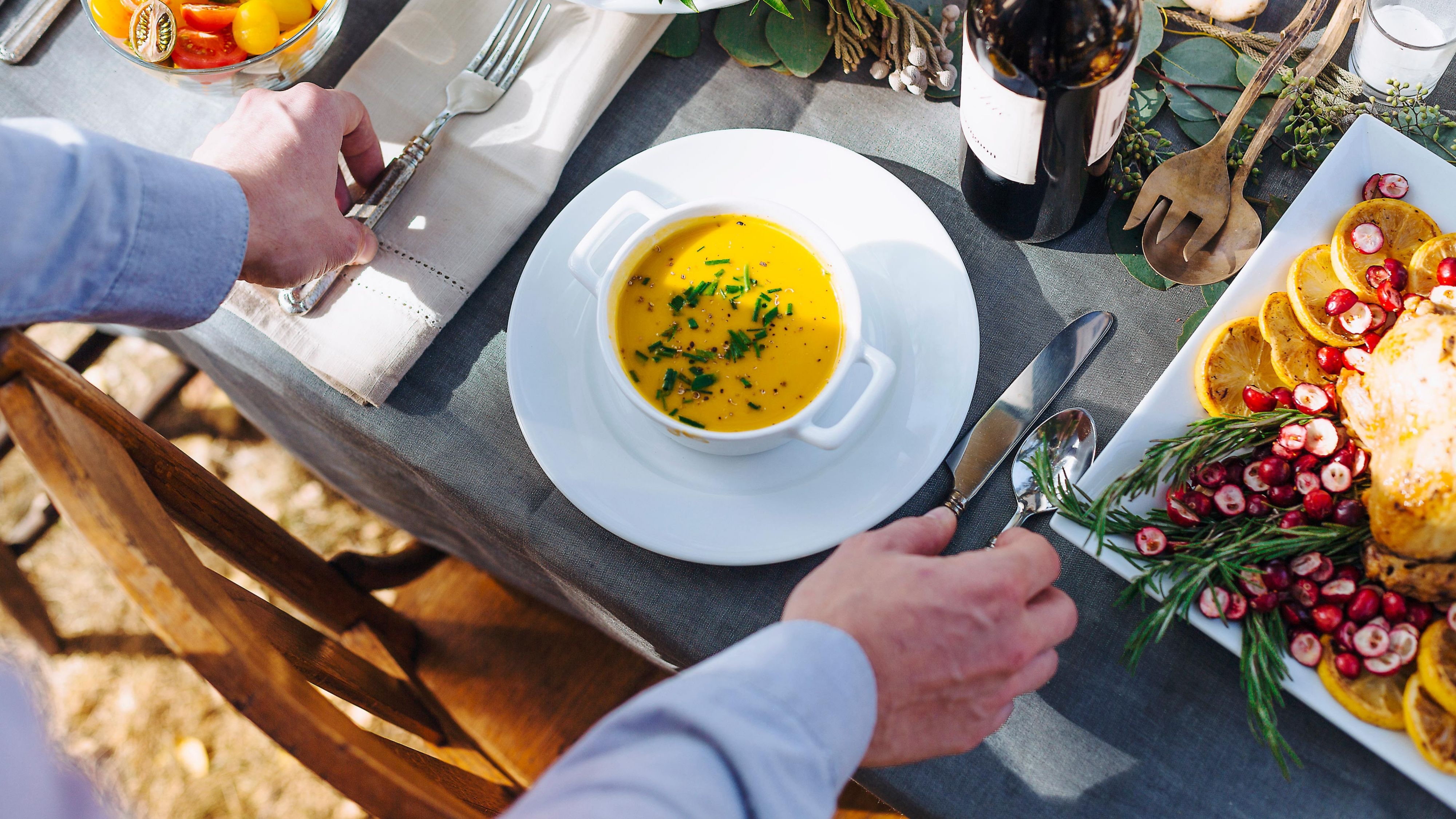 Check In, Chow Down, Crash Out (Dinner + Breakfast)