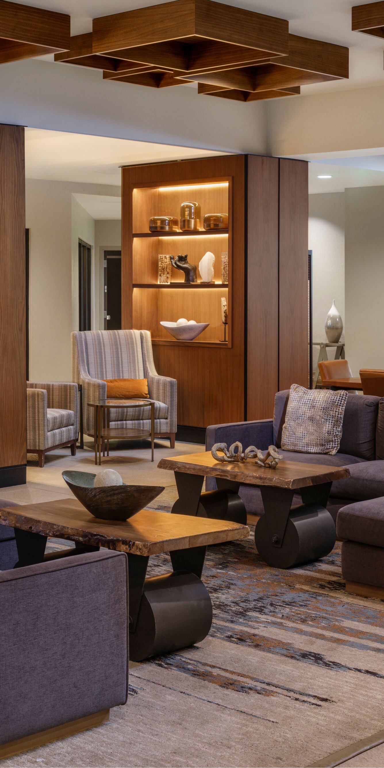 Lounge seating area
