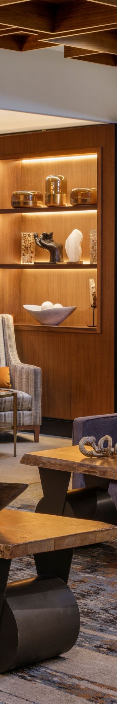 Lounge seating area