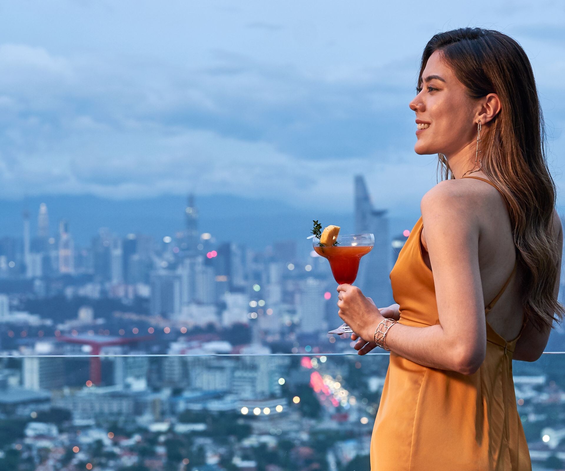 屋上のカクテル