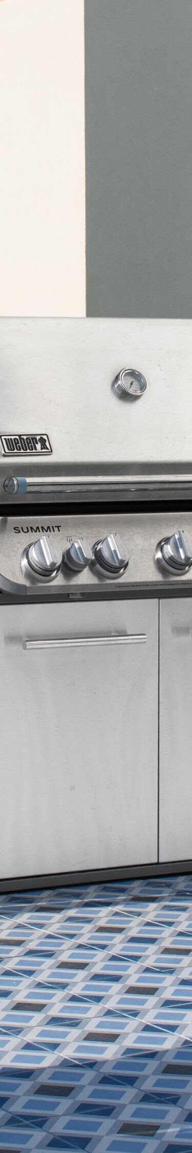 Outdoor grill available for guest use
