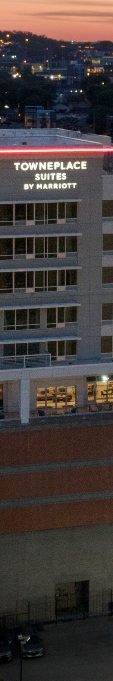 Hotel Exterior Drone