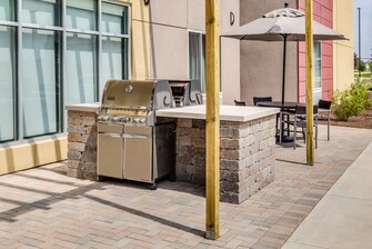 Grills and outdoor seating