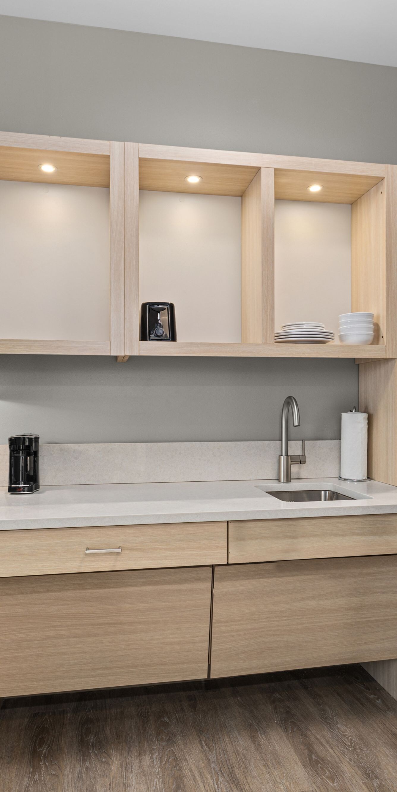 Accessible Kitchen with stove and fridge