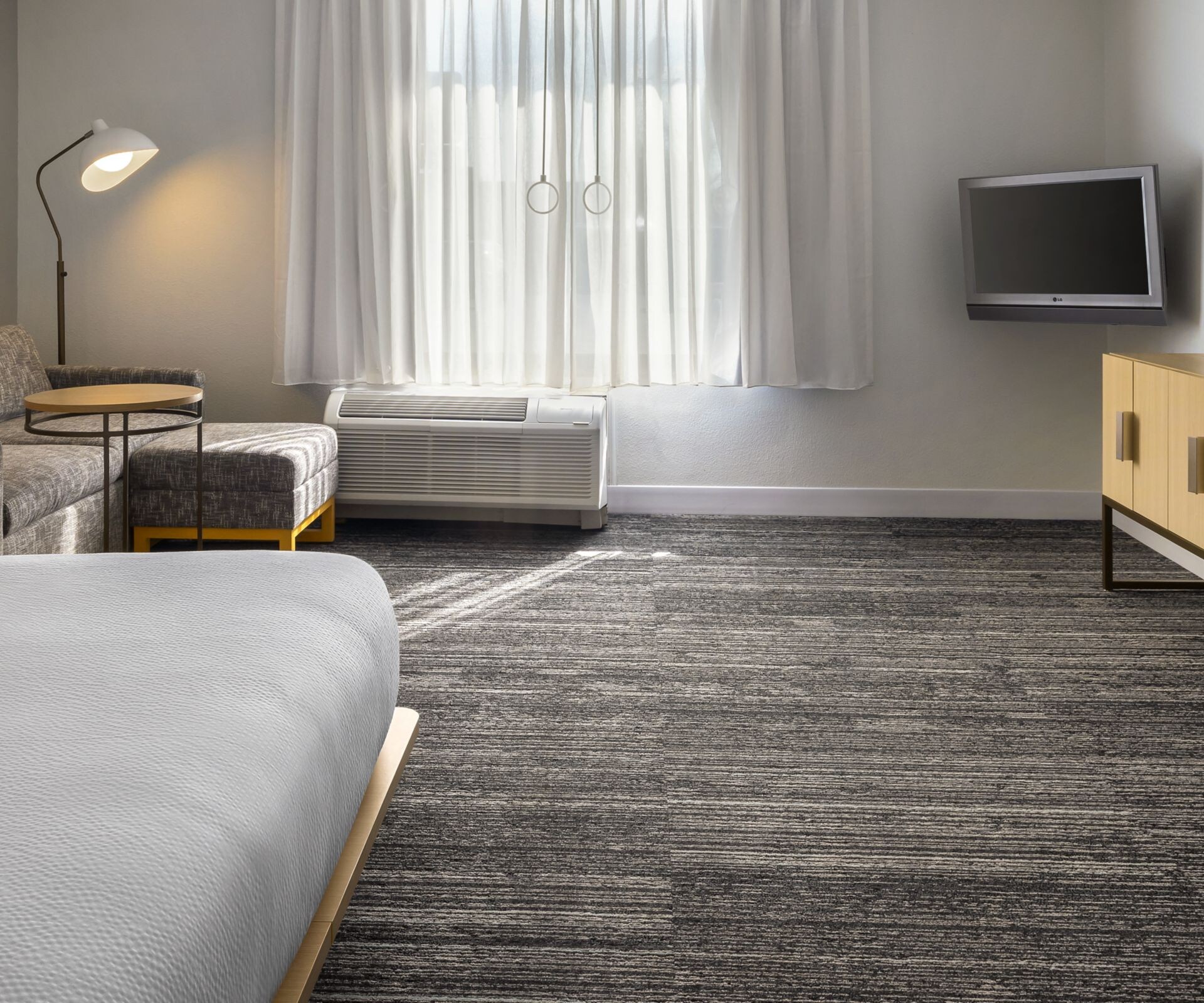 Studio suite with living and sleeping spaces