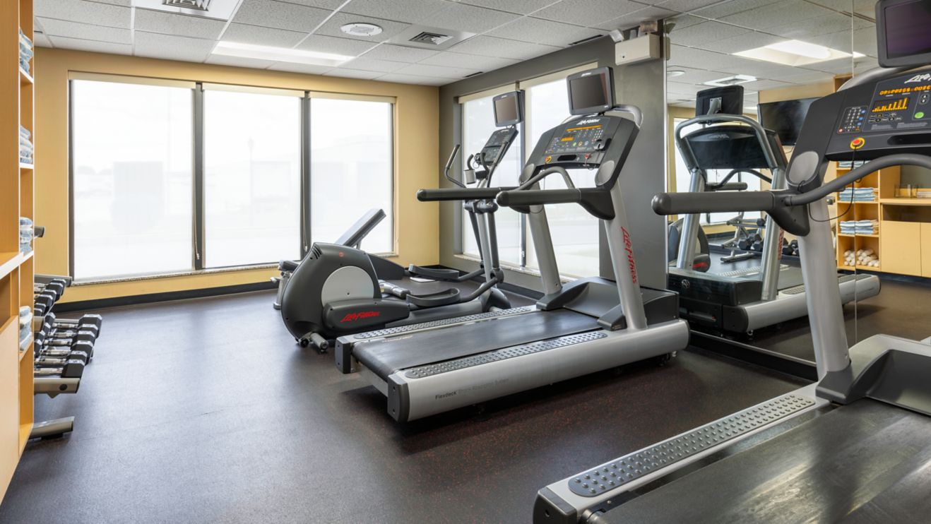 Fitness Room with Exercise Equipment