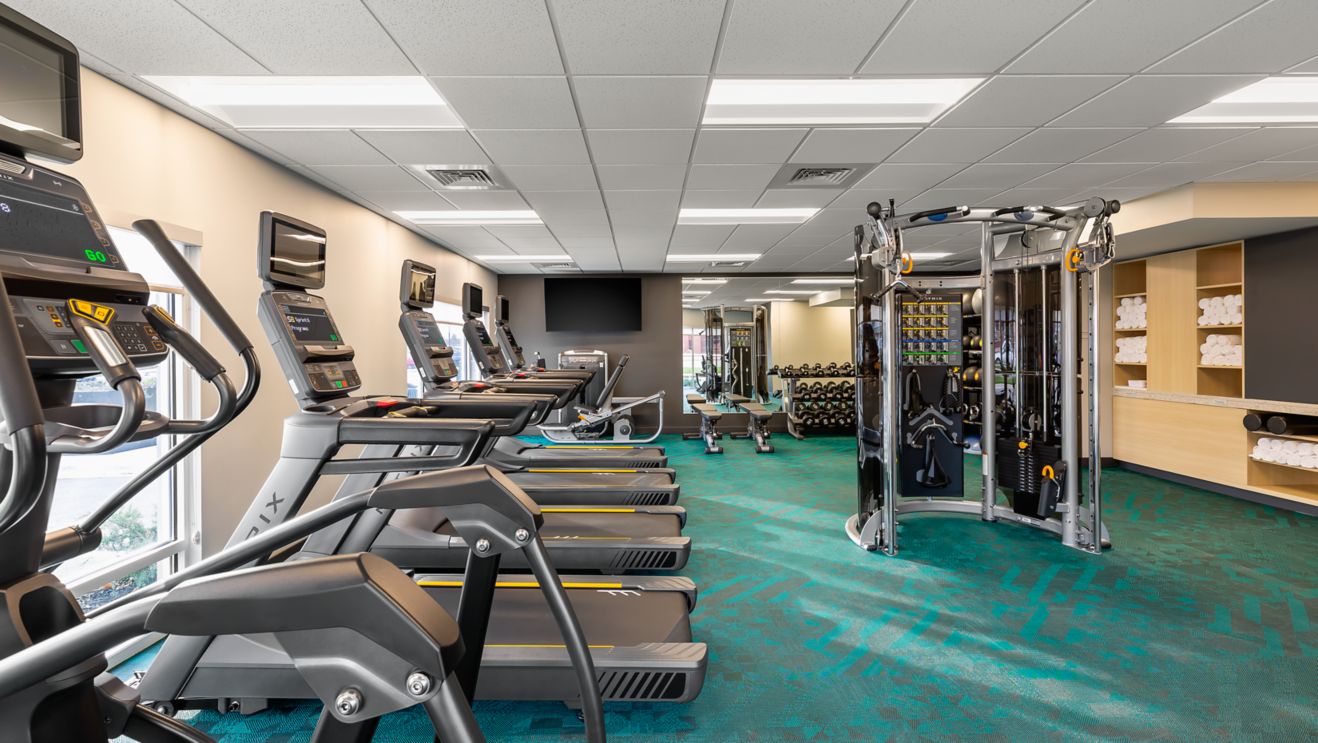 Fitness center room