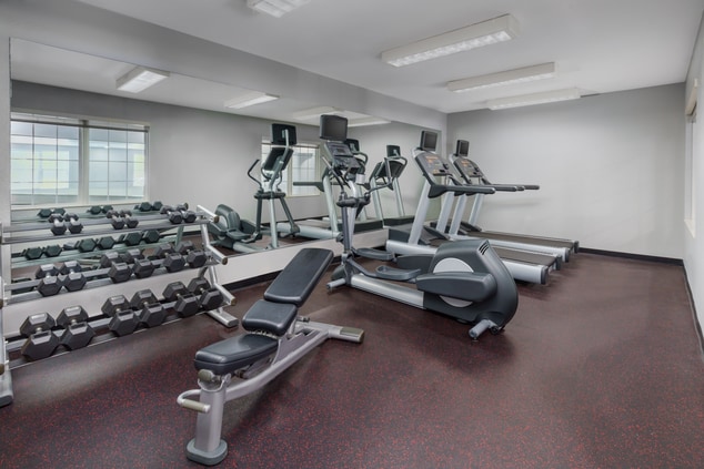 Fitness center with weights, tredmills, elliptical