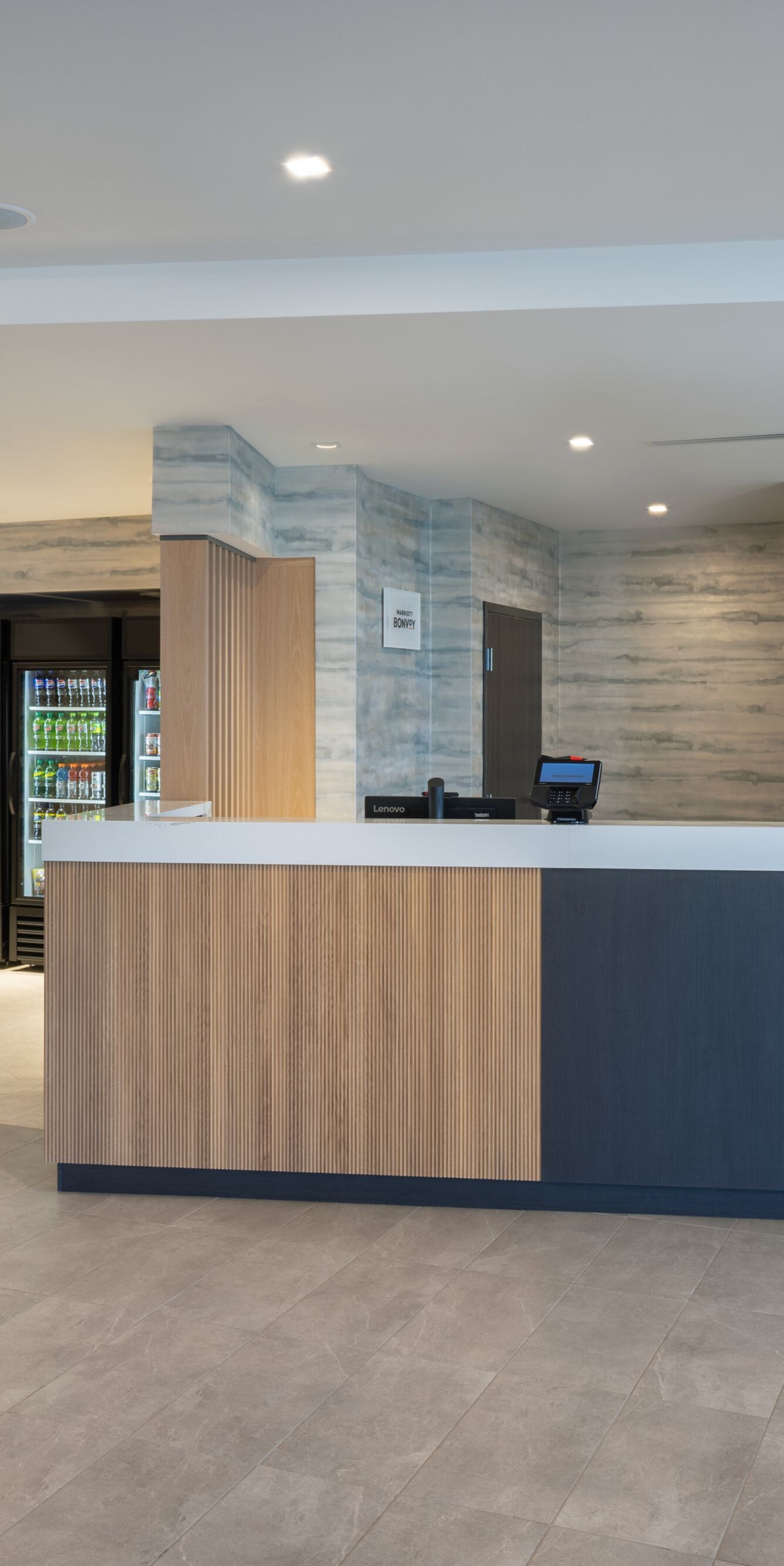 Modern reception desk