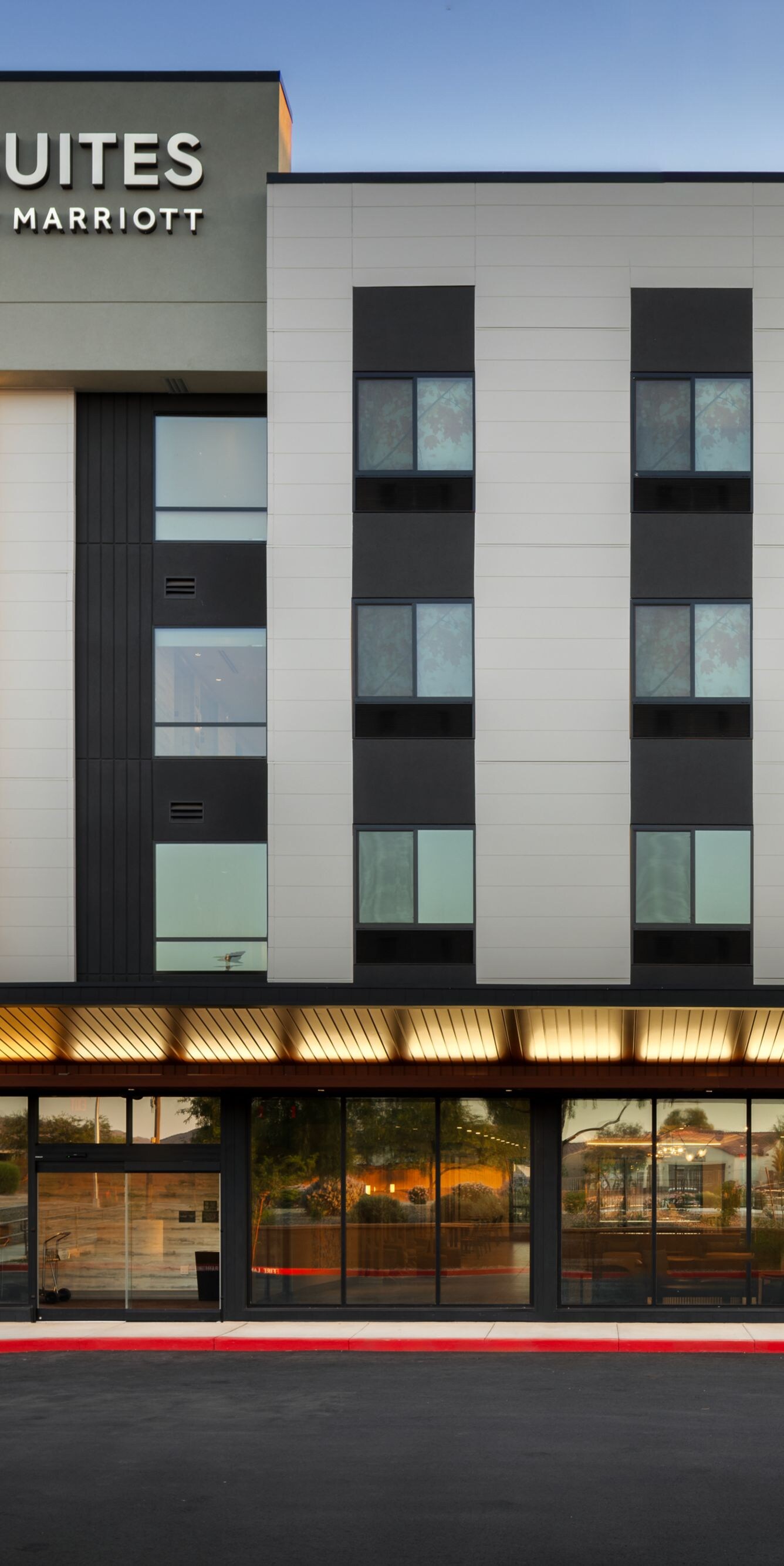 Hotel exterior facade