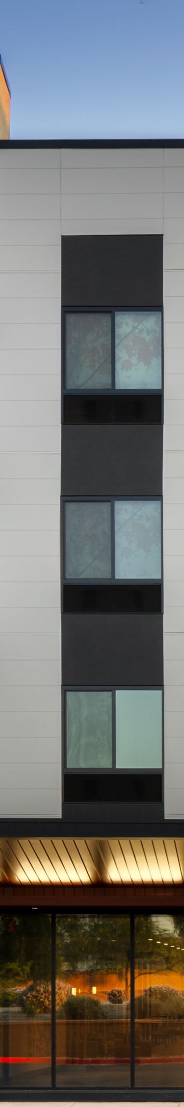 Hotel exterior facade